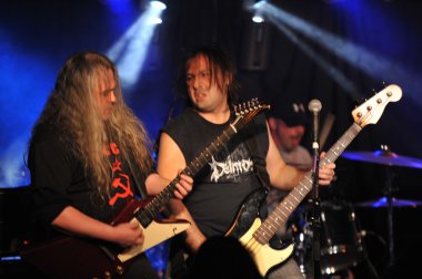 New york-27 Şubat: müzik grubu sexxx bebek altında sahneye webster Hall Rus rock Festivali sırasında 27 Şubat 2013 yılında nyc üzerinde gerçekleştirir