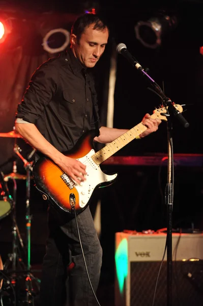 NEW YORK- FEBRUARY 27: Music group Tixo performs on stage during Russian Rock Festival at Webster Hall on February 27, 2013 in NYC — Stock Photo, Image