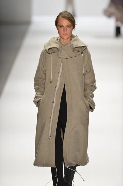 ニューヨーク、ニューヨーク-2 月 7 日: モデルは、リチャード ・ チャイ愛ステージ コレクション秋冬 2013年 2013 年 2 月 7 日ニューヨークでのメルセデス ・ ベンツ ・ ファッション ・ ウィーク中の滑走路を歩く. — ストック写真