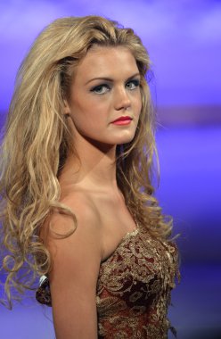 New york - 17 Şubat: kristin costa moda pist yürüyüş modeli couture moda haftası 15 Şubat 2013 tarihinde new York'ta new yorker hotel göster