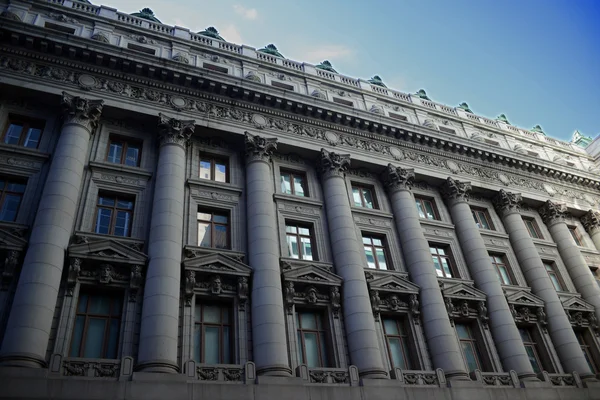 NEW YORK CITY - March 03: The New York Stock Exchange at 11 Wall Street is the largest stock exchange in the world by market capitalization March 03, 2013 in New York, NY. — Stock Photo, Image