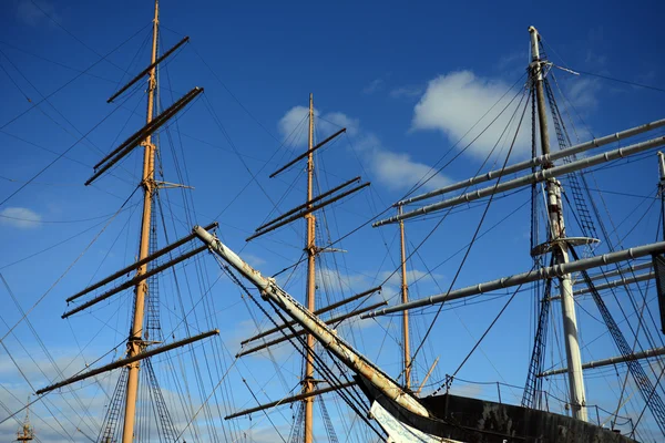 De clipper schip in south street seaport, nyc — Stockfoto