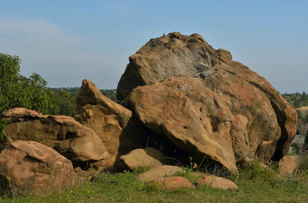 Τοπία vews των stony σημείο πάρκο, υποδύεται φαράγγι blvd, chatsworth ca — Φωτογραφία Αρχείου
