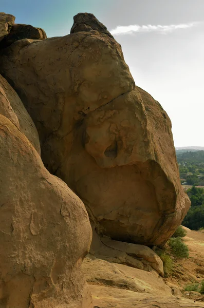 Krajobrazy vews topanga canyon blvd, chatsworth, stony point park, ca — Zdjęcie stockowe