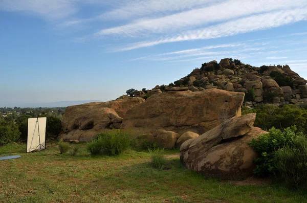 Landscapes vews of Stony Point park, Topanga Canyon Blvd, Chatsworth, CA — Stock Photo, Image