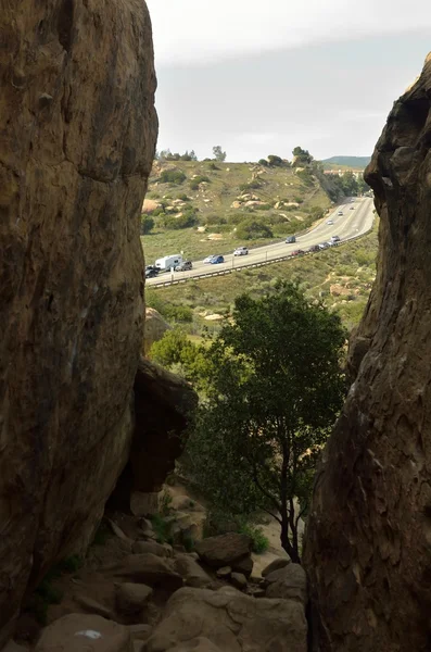 Landscapes vews of Stony Point park, Topanga Canyon Blvd, Chatsworth, CA — Stock Photo, Image