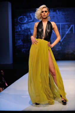 Los angeles - 12 Mart: bir model yürüyüş pist michael costello gösteri proje ethos moda olay sırasında kulüp avalon üzerinde 12 Mart 2013 yılında los angeles, ca