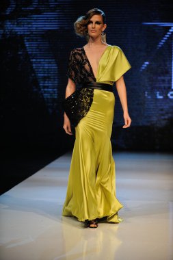 Los angeles - 12 Mart: bir model yürüyüş pist michael costello gösteri proje ethos moda olay sırasında kulüp avalon üzerinde 12 Mart 2013 yılında los angeles, ca