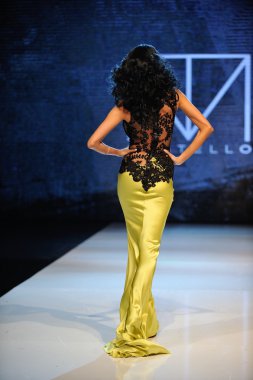 Los angeles - 12 Mart: model yürür pist michael costello gösteri proje ethos moda olay sırasında kulüp avalon üzerinde 12 Mart 2013 yılında los angeles, ca