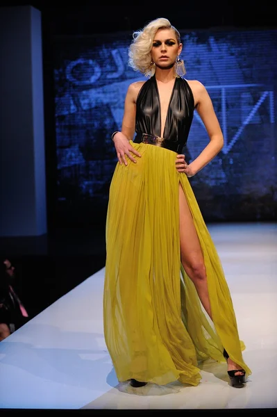 Los angeles - 12 Mart: bir model yürüyüş pist michael costello gösteri proje ethos moda olay sırasında kulüp avalon üzerinde 12 Mart 2013 yılında los angeles, ca