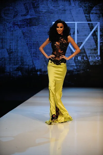 Los angeles - 12 Mart: bir model yürüyüş pist michael costello gösteri proje ethos moda olay sırasında kulüp avalon üzerinde 12 Mart 2013 yılında los angeles, ca