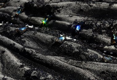 moda giysiler swarowski kristalleri ile portre çekim