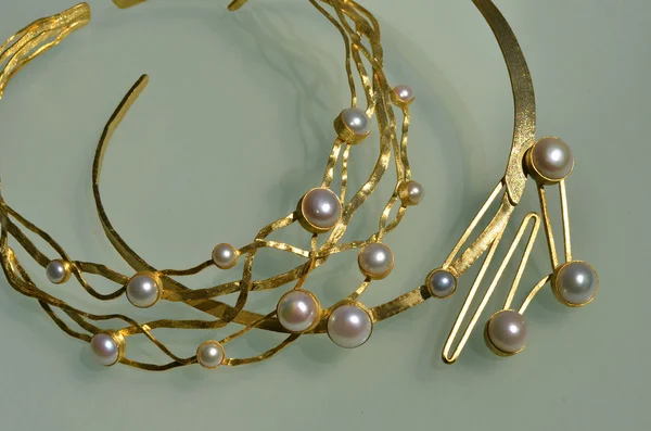 Necklace with pearls — Stock Photo, Image