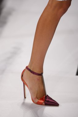 carolina herrera Show'da model yürür