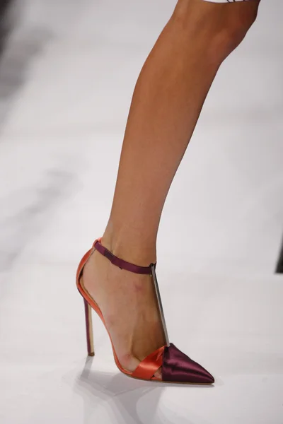 Model walks at Carolina Herrera show — Stock Photo, Image