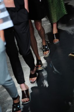 modelleri pist finale tibi Show'da yürümek.