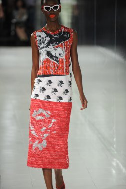 prabal gurung defile, model