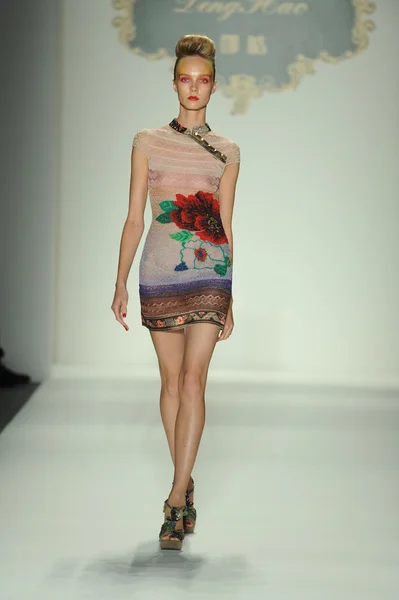 Deng hao shenzhen moda tasarım modelinde göster — Stok fotoğraf