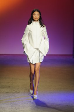 model ICB sırasında prabal gurung tarafından yürür.