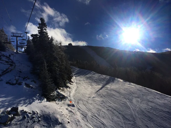 Ski-pistes — Stockfoto