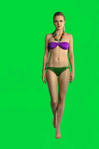Young sexy woman in bikini — Stock Photo, Image