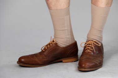 Ayakkabı sergio davila moda sunum gösteren model