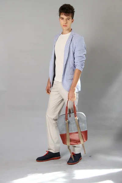 Model bei sergio davila fashion präsentation — Stockfoto
