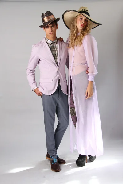 Modeller på Sergio Davila mode præsentation - Stock-foto