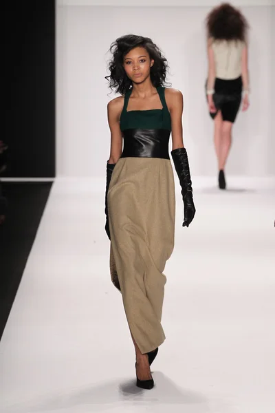 Model giyen tasarımcı altaf maaneshia — Stok fotoğraf