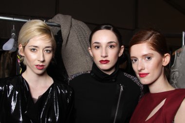 sahne arkasında, flt moda sanat kalpler modelleri pozlar