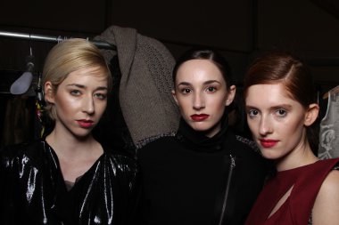 sahne arkasında, flt moda sanat kalpler modelleri pozlar