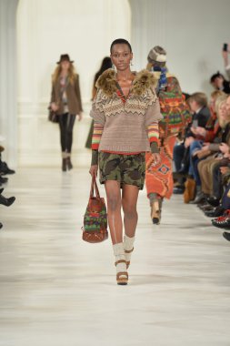 model, ralph lauren defile