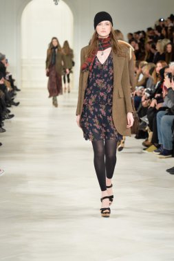 model, ralph lauren defile