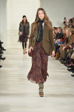 model, ralph lauren defile