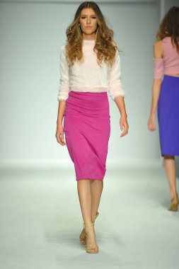 r., model michelle defile