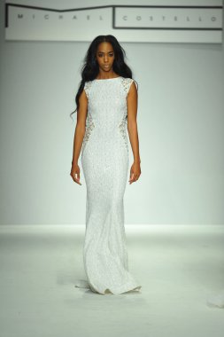 model, michael costello defile