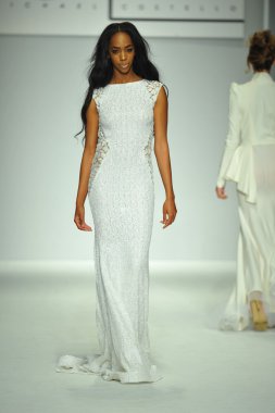 model, michael costello defile