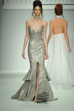 model, michael costello defile