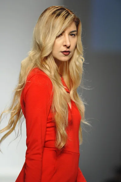 Model at Rosario fashion show — Stock Photo, Image