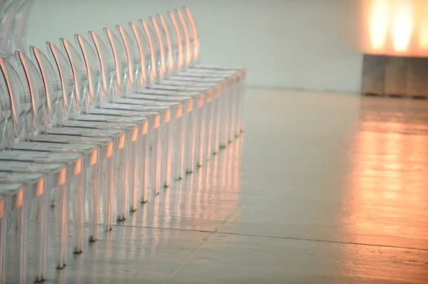 Empty guest seats on the runway — Stock Photo, Image