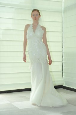 model justina mccaffrey gösterisi sırasında