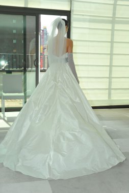 model justina mccaffrey gösterisi sırasında