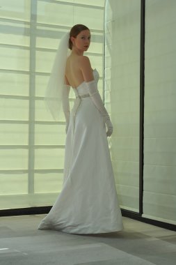 model justina mccaffrey gösterisi sırasında