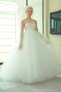 model justina mccaffrey gösterisi sırasında