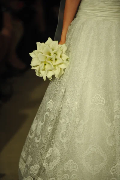 Model during Carolina Herrera show — Stock Photo, Image