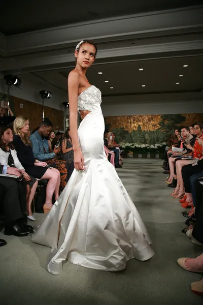 Model at Anne Barge show — Stock Photo, Image