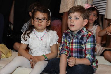 önce Konuklar çocuk ralph lauren gösteri