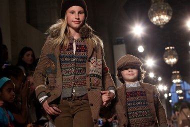 modeller, ralph lauren defile