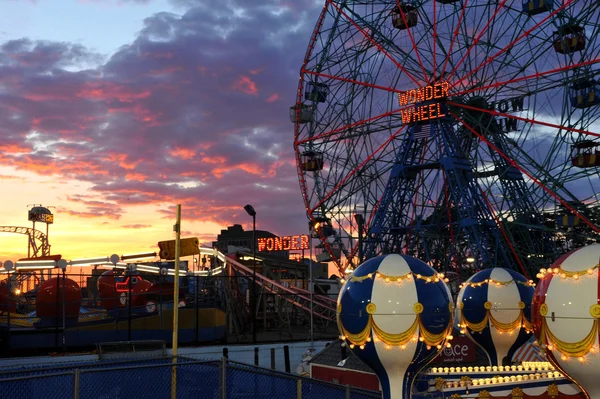 Wunderrad auf der Coney Island — Stockfoto