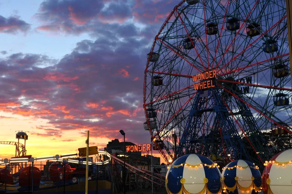 Wunderrad auf der Coney Island — Stockfoto